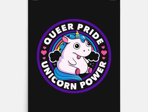 Queer Pride Unicorn Power