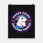 Queer Pride Unicorn Power-None-Matte-Poster-tobefonseca