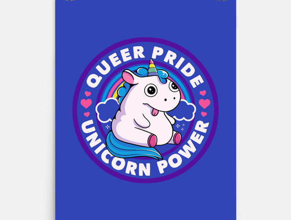 Queer Pride Unicorn Power