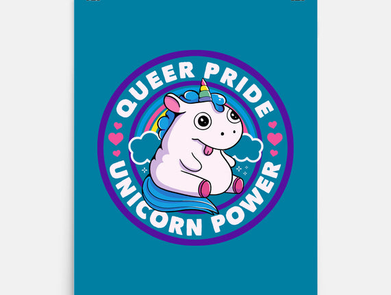 Queer Pride Unicorn Power