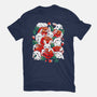 White Rabbit Rose-Mens-Basic-Tee-Vallina84