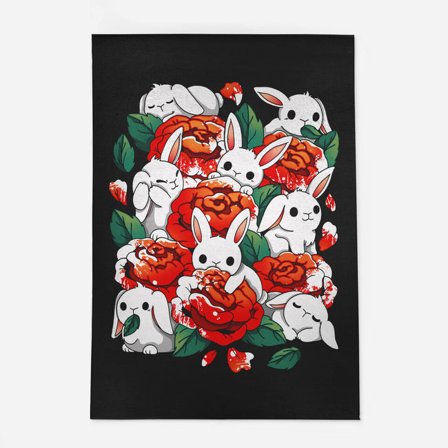 White Rabbit Rose-None-Indoor-Rug-Vallina84