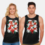 White Rabbit Rose-Unisex-Basic-Tank-Vallina84