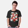 White Rabbit Rose-Mens-Basic-Tee-Vallina84