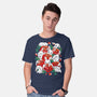 White Rabbit Rose-Mens-Basic-Tee-Vallina84