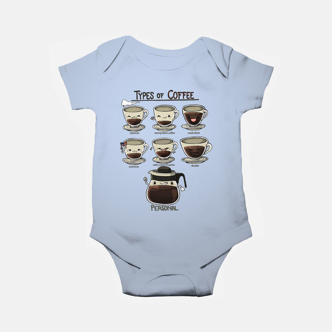 Type Of Coffee-Baby-Basic-Onesie-Vallina84