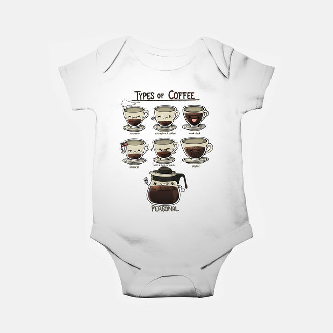 Type Of Coffee-Baby-Basic-Onesie-Vallina84