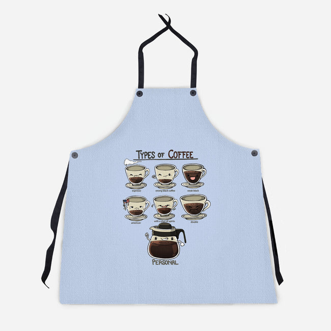 Type Of Coffee-Unisex-Kitchen-Apron-Vallina84