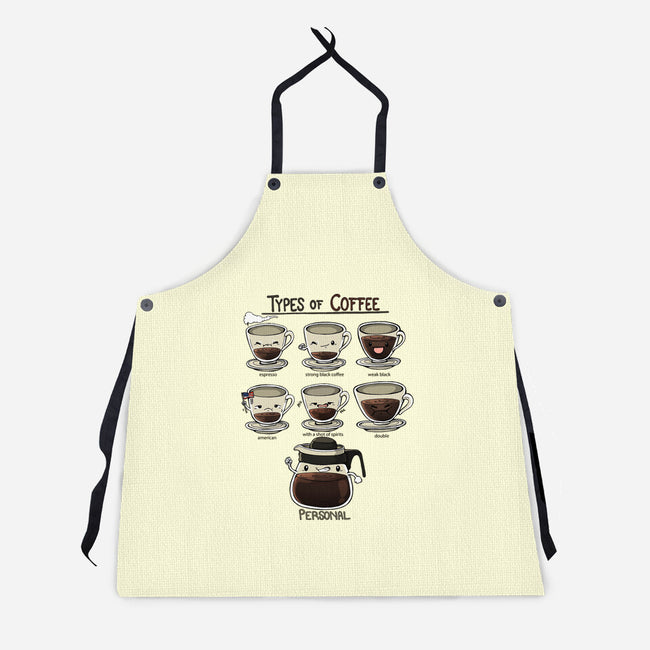 Type Of Coffee-Unisex-Kitchen-Apron-Vallina84