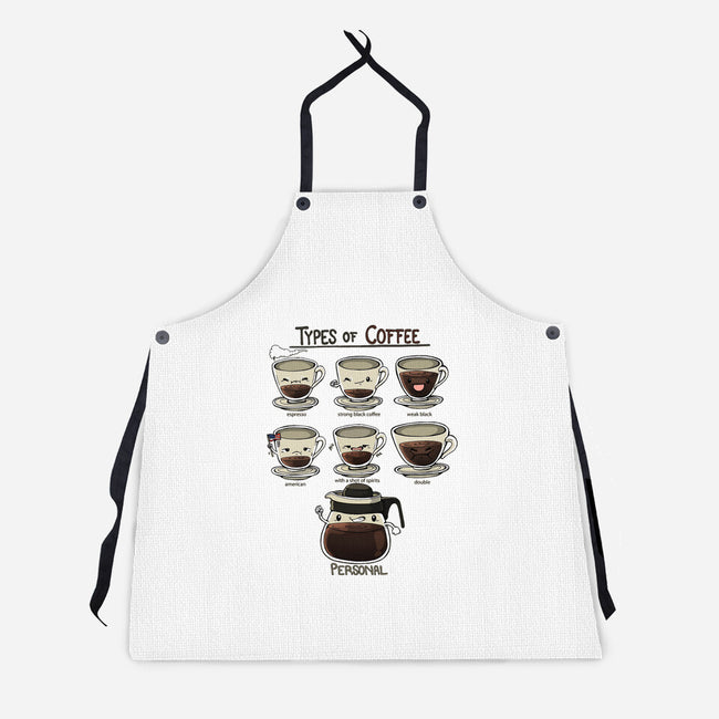 Type Of Coffee-Unisex-Kitchen-Apron-Vallina84