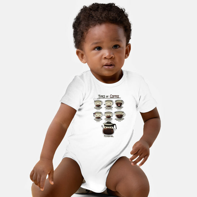 Type Of Coffee-Baby-Basic-Onesie-Vallina84