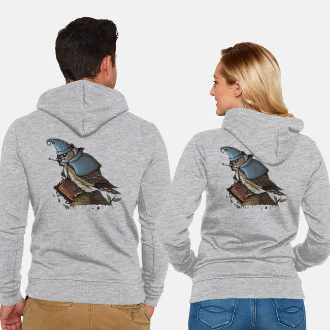 Merlin Bird-Unisex-Zip-Up-Sweatshirt-Vallina84