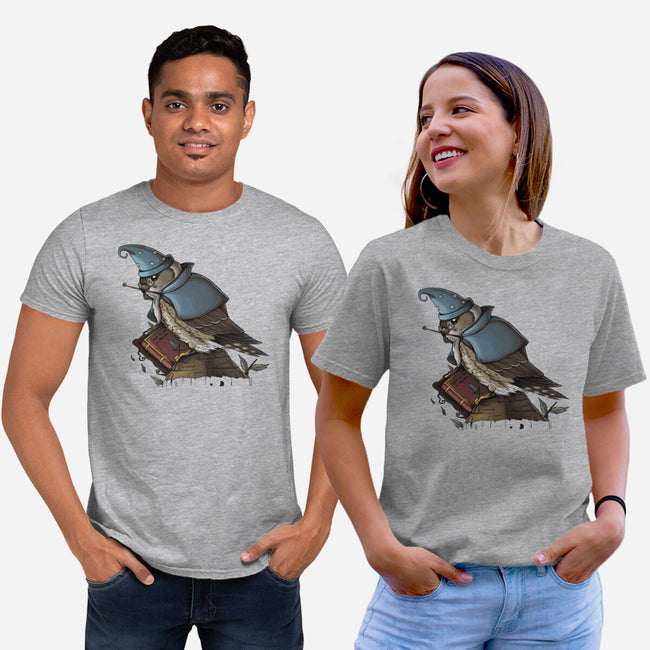 Merlin Bird-Unisex-Basic-Tee-Vallina84