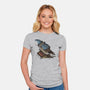 Merlin Bird-Womens-Fitted-Tee-Vallina84