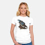 Merlin Bird-Womens-Fitted-Tee-Vallina84