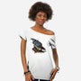 Merlin Bird-Womens-Off Shoulder-Tee-Vallina84