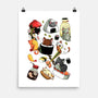 Sushi Kittens-None-Matte-Poster-Vallina84