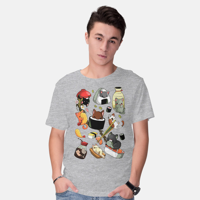 Sushi Kittens-Mens-Basic-Tee-Vallina84