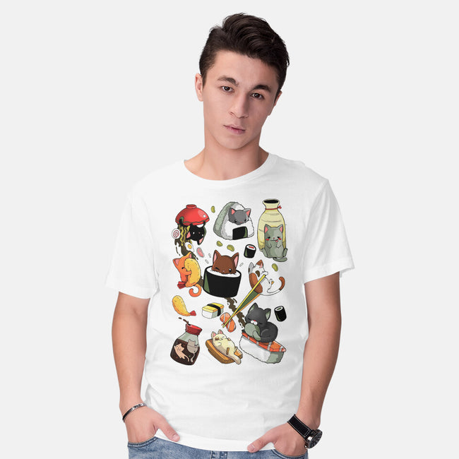 Sushi Kittens-Mens-Basic-Tee-Vallina84