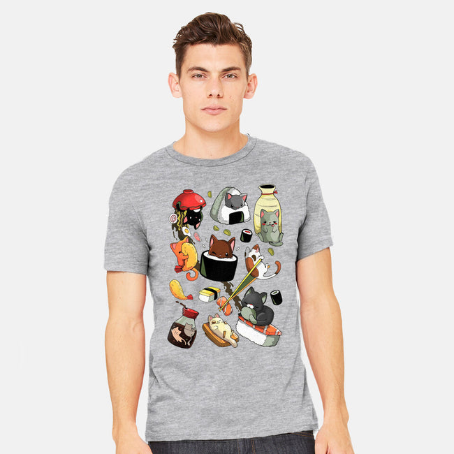 Sushi Kittens-Mens-Heavyweight-Tee-Vallina84