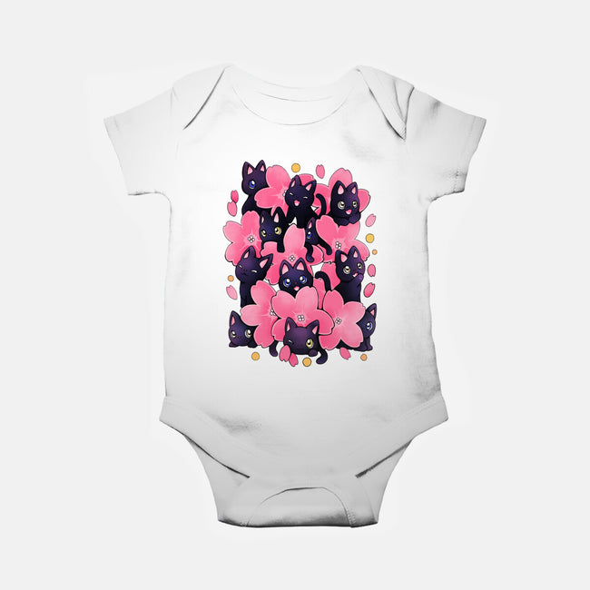 Sakura Cats-Baby-Basic-Onesie-Vallina84