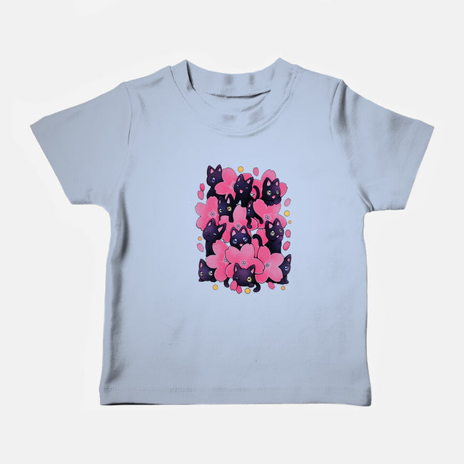 Sakura Cats-Baby-Basic-Tee-Vallina84