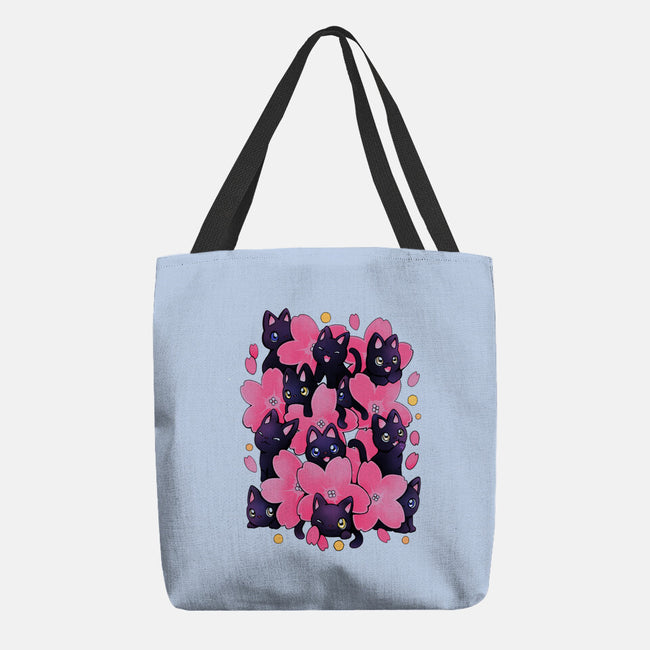 Sakura Cats-None-Basic Tote-Bag-Vallina84