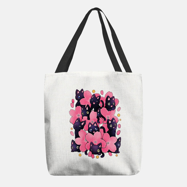 Sakura Cats-None-Basic Tote-Bag-Vallina84