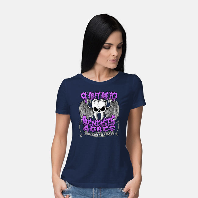 You Gotta Floss-Womens-Basic-Tee-Aarons Art Room