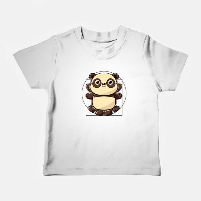 Vitruvian Panda-Baby-Basic-Tee-koalastudio