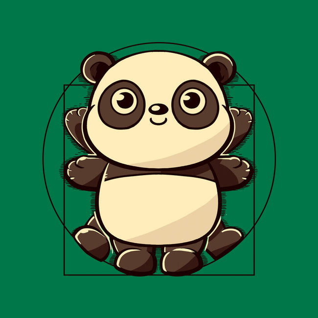 Vitruvian Panda-None-Stretched-Canvas-koalastudio