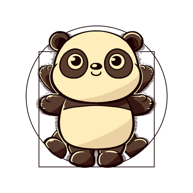 Vitruvian Panda-Dog-Basic-Pet Tank-koalastudio