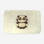 Vitruvian Panda-None-Memory Foam-Bath Mat-koalastudio