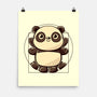 Vitruvian Panda-None-Matte-Poster-koalastudio