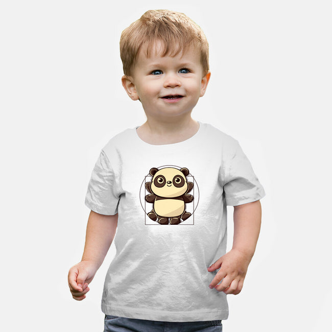 Vitruvian Panda-Baby-Basic-Tee-koalastudio