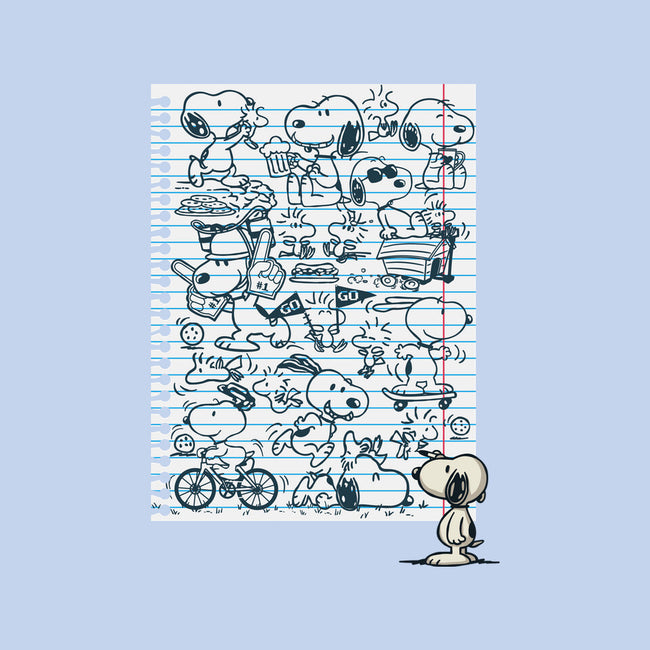 Doodle Beagle-Womens-Fitted-Tee-Xentee