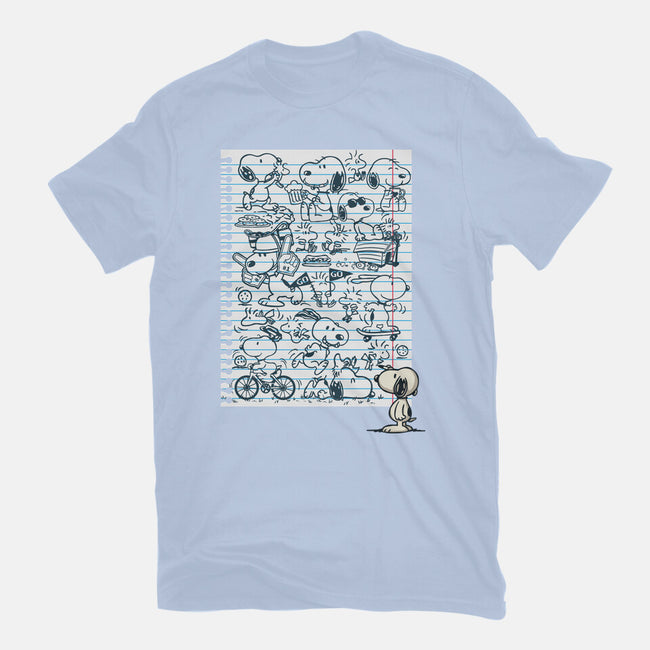 Doodle Beagle-Unisex-Basic-Tee-Xentee