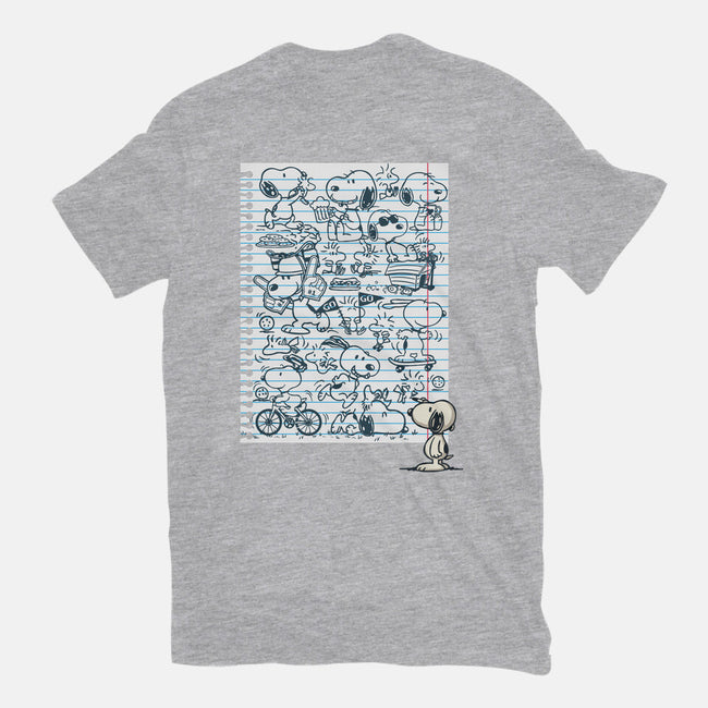 Doodle Beagle-Youth-Basic-Tee-Xentee