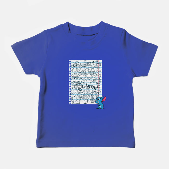 Doodle Alien-Baby-Basic-Tee-Xentee