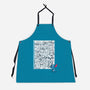 Doodle Alien-Unisex-Kitchen-Apron-Xentee