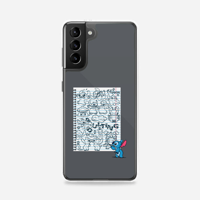 Doodle Alien-Samsung-Snap-Phone Case-Xentee