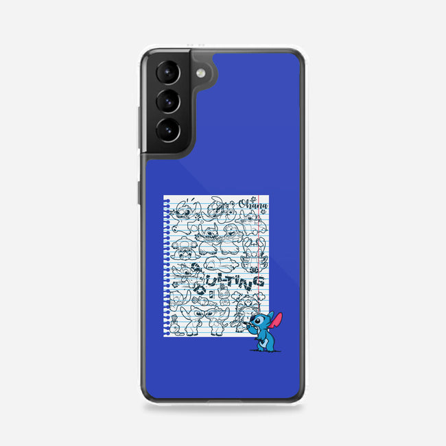 Doodle Alien-Samsung-Snap-Phone Case-Xentee