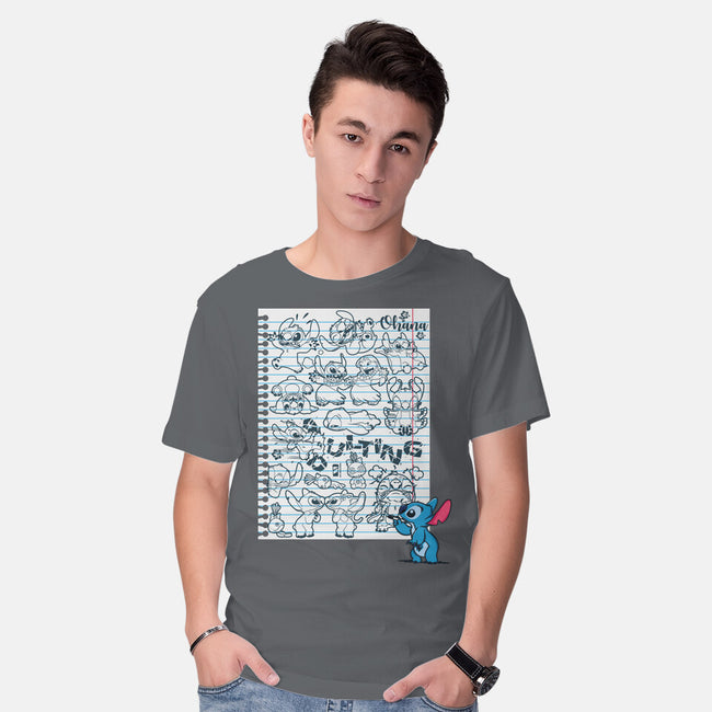 Doodle Alien-Mens-Basic-Tee-Xentee