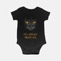 Go Away Human-Baby-Basic-Onesie-Tronyx79