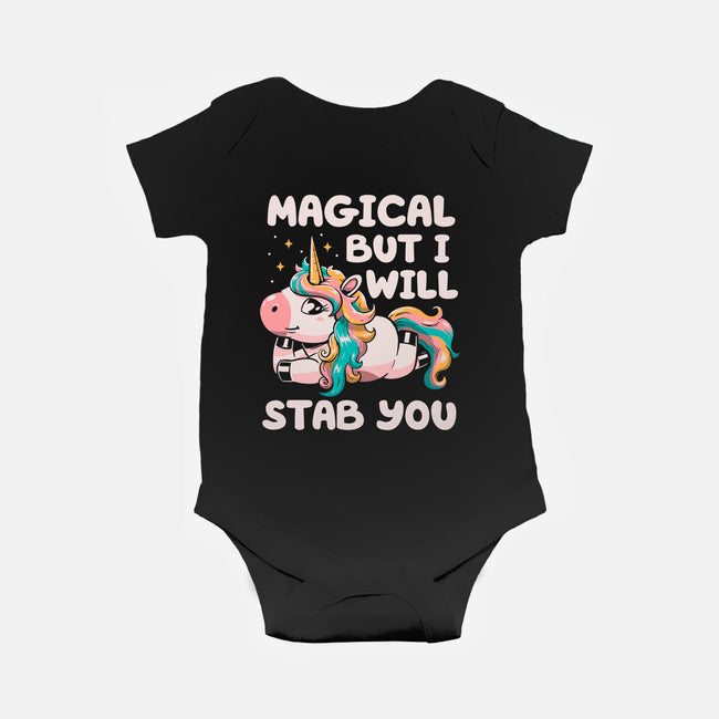 Magical But Will Stab You-Baby-Basic-Onesie-koalastudio