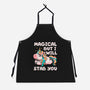 Magical But Will Stab You-Unisex-Kitchen-Apron-koalastudio