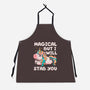 Magical But Will Stab You-Unisex-Kitchen-Apron-koalastudio