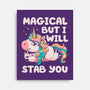 Magical But Will Stab You-None-Stretched-Canvas-koalastudio