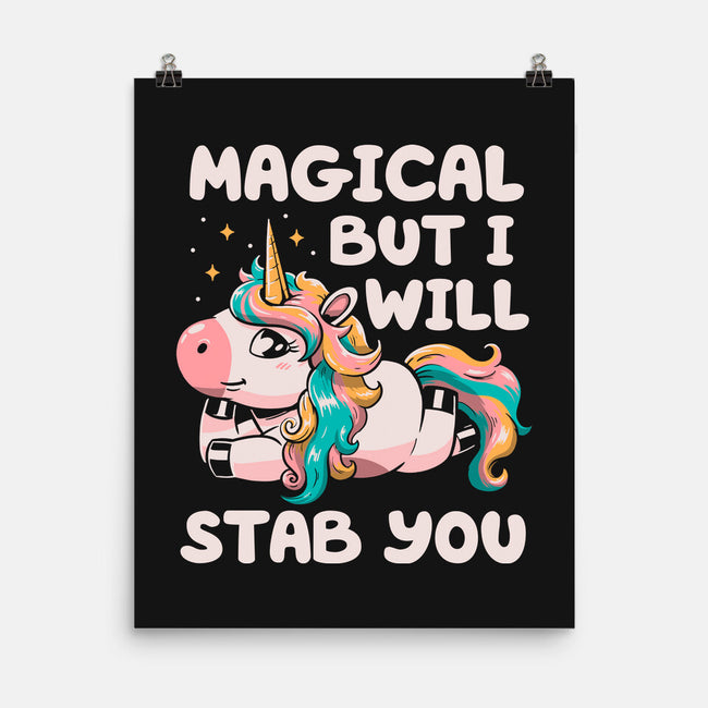 Magical But Will Stab You-None-Matte-Poster-koalastudio