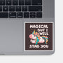 Magical But Will Stab You-None-Glossy-Sticker-koalastudio